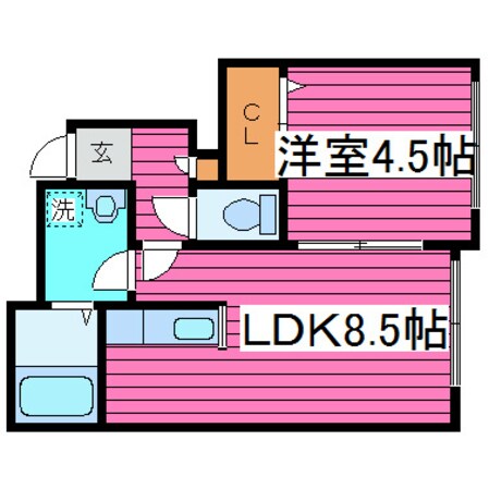 栄町駅 徒歩15分 3階の物件間取画像